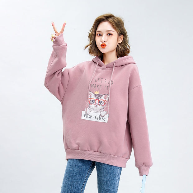 fashion graphic hoodies tops Bigh sweatshirt