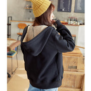 lamb hair Hooded sweatshirt winter