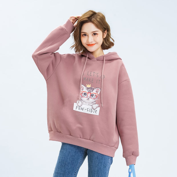 fashion graphic hoodies tops Bigh sweatshirt