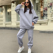 Tracksuit Sets Long Sleeve Hoodie Sweatshirts Long Pant