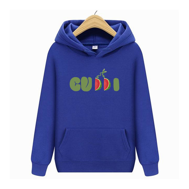 Fruit Cute Letter Print Hoodies Sweatshirt