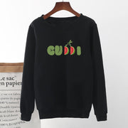 Fruit Cute Letter Print Hoodies Sweatshirt