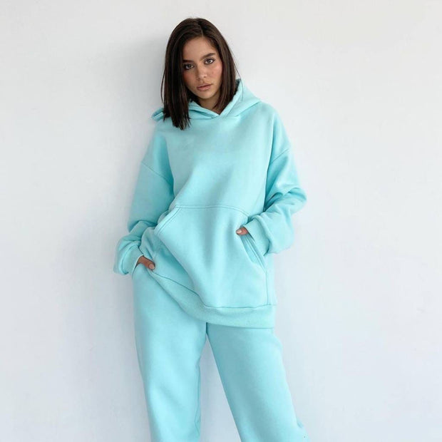 Tracksuit Sets Pant Hooded Two Piece Sets Outifits