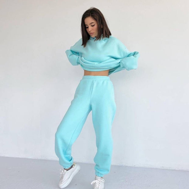 Tracksuit Sets Pant Hooded Two Piece Sets Outifits