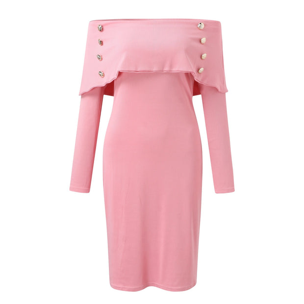 Knitted Bodycon Split Sweater Dress