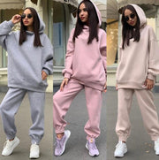 Tracksuit Sets Long Sleeve Hoodie Sweatshirts Long Pant