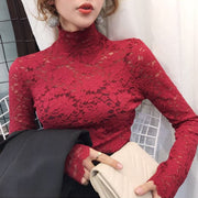 Hollow Out Embroidery Blouse