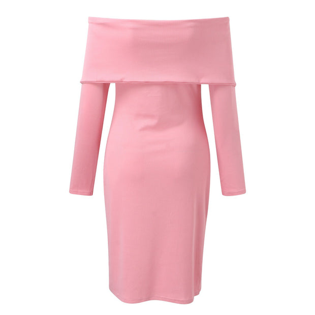 Knitted Bodycon Split Sweater Dress