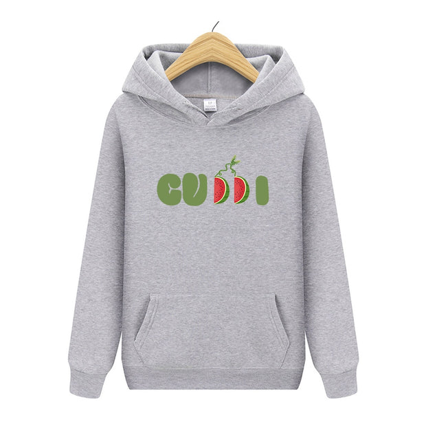 Fruit Cute Letter Print Hoodies Sweatshirt